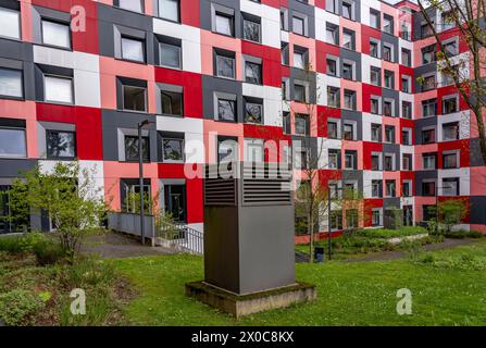 Studentenwohnheim des Studierendenwerks Essen-Duisburg in Essen, über 310 möblierte Zimmer werden an Studierende vermietet, NRW, Deutschland Studentenwohnheim *** Studentenwohnheim des Studierendenwerks Essen Duisburg in Essen, über 310 möblierte Zimmer werden an Studierende vermietet, NRW, Deutschland Studentenwohnheim Stockfoto