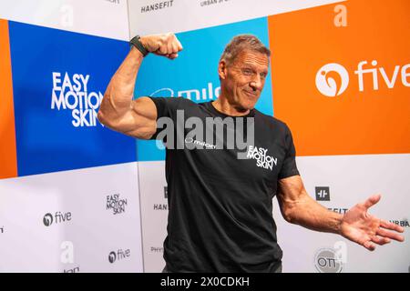 Ralf MOELLER, Möller, Bodybuilder und Schauspieler, Messe FIBO in Köln am 11.04.2024, *** Ralf MOELLER, Möller, Bodybuilder und Schauspieler, FIBO Messe in Köln am 11.04.2024, Stockfoto