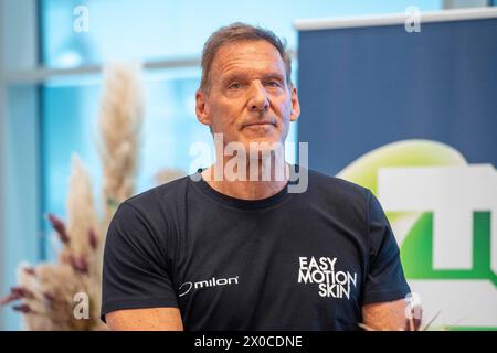 Ralf MOELLER, Möller, Bodybuilder und Schauspieler, Messe FIBO in Köln am 11.04.2024, *** Ralf MOELLER, Möller, Bodybuilder und Schauspieler, FIBO Messe in Köln am 11.04.2024, Stockfoto