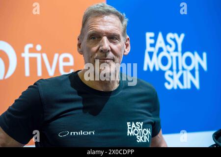 Ralf MOELLER, Möller, Bodybuilder und Schauspieler, Messe FIBO in Köln am 11.04.2024, *** Ralf MOELLER, Möller, Bodybuilder und Schauspieler, FIBO Messe in Köln am 11.04.2024, Stockfoto