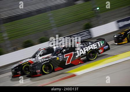 6. April 2024, Martinsville, Va, USA: NASCAR Xfinity Series-Fahrer Justin Allgaier fährt für den DUDE Wipes 250 in Martinsville, VA, USA. (Credit Image: © Stephen A Arce Action Sports Pho/ASP) NUR REDAKTIONELLE VERWENDUNG! Nicht für kommerzielle ZWECKE! Stockfoto