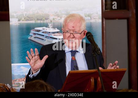 Rick Stroud The Oldie Literary Lunch 09-04-24 Stockfoto