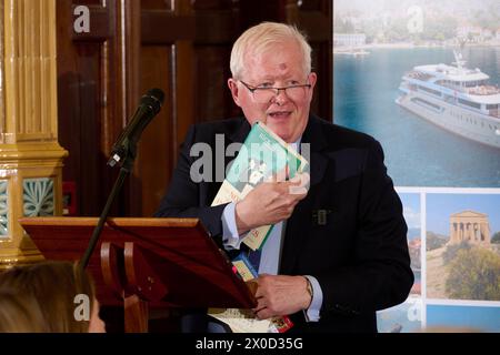 Rick Stroud The Oldie Literary Lunch 09-04-24 Stockfoto