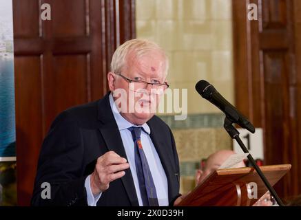 Rick Stroud The Oldie Literary Lunch 09-04-24 Stockfoto