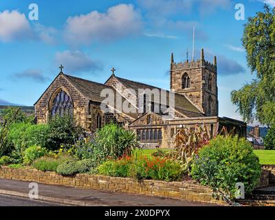 Großbritannien, West Yorkshire, Ilkley, All Saints Parish Church. Stockfoto