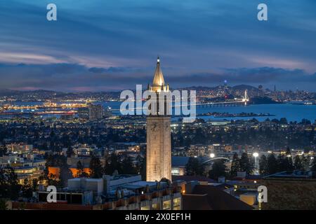 Sonnenaufgang über Berkeley Stockfoto