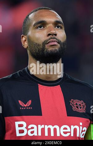 Fussball Europa League Viertelfinale Bayer 04 Leverkusen - FC West Ham United am 11.04.2024 in der BayArena in Leverkusen Jonathan Tah ( Leverkusen ) Foto: Revierfoto Stockfoto