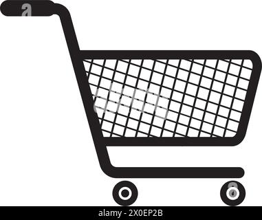 Warenkorb Vektor-Illustration Symbol Design Stock Vektor