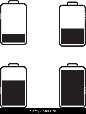 Batteriesymbol Vektorgrafik Symboldesign Stock Vektor