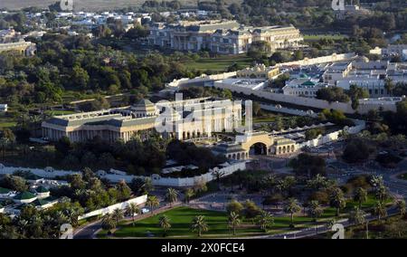 Blick auf den HH Shaikh Hamdan bin Rashid Palace in Dubai, VAE. Stockfoto