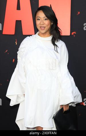 April 2024, Los Angeles, CA, USA: LOS ANGELES - April 4: Stephanie Hsu beim Monkey man Los Angelesw Premiere im TCL Chinese Theater IMAX am 4. April 2024 in Los Angeles, CA (Credit Image: © Kay Blake/ZUMA Press Wire) NUR ZUR REDAKTIONELLEN VERWENDUNG! Nicht für kommerzielle ZWECKE! Stockfoto