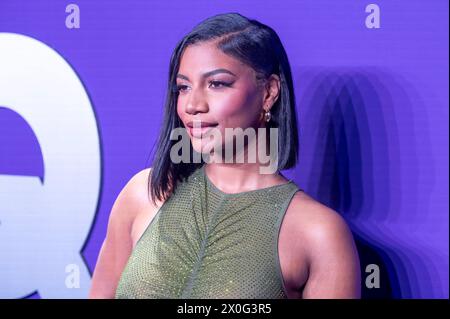 NEW YORK, NEW YORK – 11. APRIL: Taylor Rooks nimmt am 11. April 2024 an den GQ Creativity Awards 2024 in New York Teil. (Foto: Ron Adar / SOPA Images/SIPA USA) Stockfoto