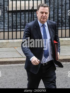 Mel Stride, Staatssekretär für Arbeit und Pensionen, Konservative Partei, Downing Street, London, Vereinigtes Königreich Stockfoto