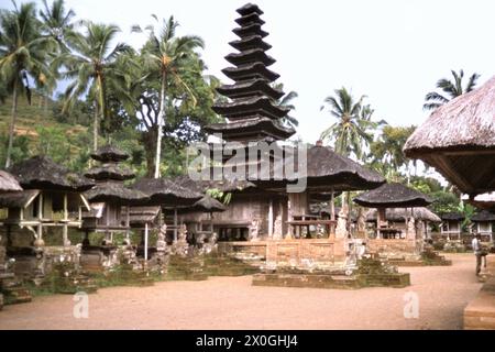 Der Hindu-Zehentempel in Bangli. [Automatisierte Übersetzung] Stockfoto