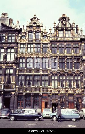 Brabantische Baroque Guldenhallen auf dem Grand Place in Brüssel. [Automatisierte Übersetzung] Stockfoto