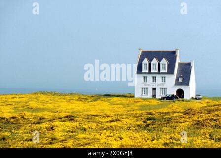 Hotel de l'Iroise, Pointe du Raz, Finistere, Bretagne, Frankreich [automatisierte Übersetzung] Stockfoto