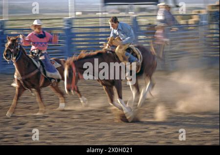 Rodeo im Ruby's Inn im Bryce Canyon National Park, Utah, USA [automatisierte Übersetzung] Stockfoto