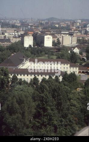 Das Schloss Bellevue in Berlin ist Sitz des Bundespräsidenten. Stockfoto