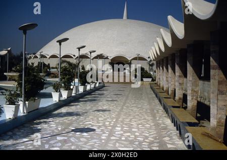 Die Tooba-Moschee in Karachi in Pakistan. Stockfoto