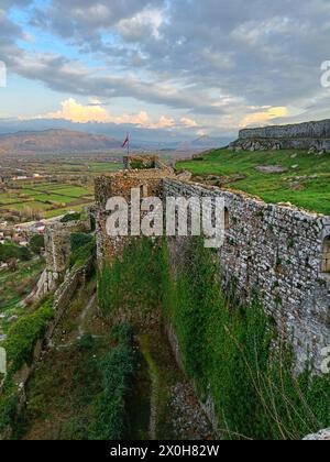 Rozafa, Kalaja e Rozafës, Schloss Shkoder in Albanien Stockfoto