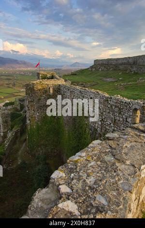 Rozafa, Kalaja e Rozafës, Schloss Shkoder in Albanien Stockfoto