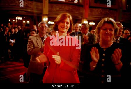 Sarah Jane Macaulay heiratete Gordon Brown auf der Labour Party Conference in Blackpool 1998 Stockfoto