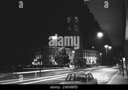 Das Schöneberger Rathaus war seit der Teilung der Stadt für den westlichen Teil Berlins von existentieller Bedeutung. Viele besondere Ereignisse zeugen davon. Zum Beispiel der Besuch von US-Präsident Kennedy [automatisierte Übersetzung] Stockfoto