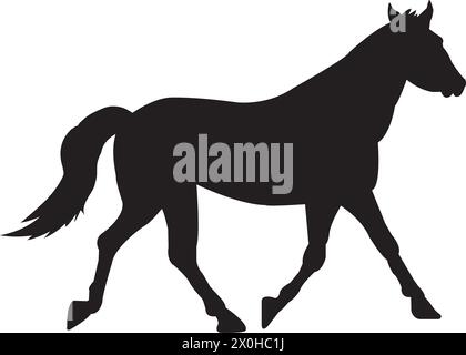 Pferd Icon Vektor Illustration Symbol Design Stock Vektor