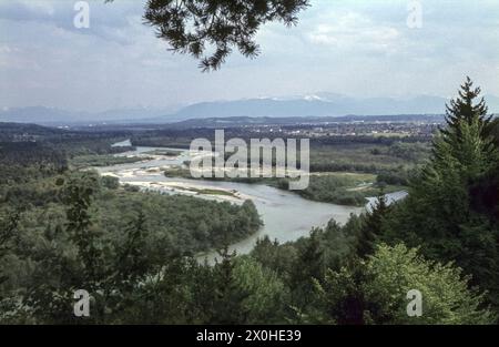 Fotografiert aus Walchstadt bei Icking, südlich von München [automatisierte Übersetzung] Stockfoto