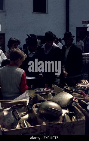 Bauernmarkt in St. Leonhards [automatisierte Übersetzung] Stockfoto