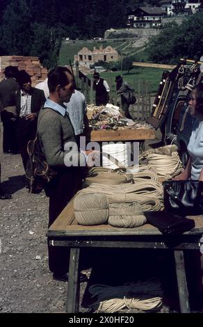 Bauernmarkt in St. Leonhards [automatisierte Übersetzung] Stockfoto