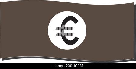 symbol für euro-Währung Vektordarstellung Symboldesign Stock Vektor
