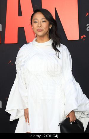 LOS ANGELES – 4. April: Stephanie Hsu im The Monkey man Los Angelesw Premiere im TCL Chinese Theater IMAX am 4. April 2024 in Los Angeles, KALIFORNIEN (Foto: Katrina Jordan/SIPA USA) Stockfoto