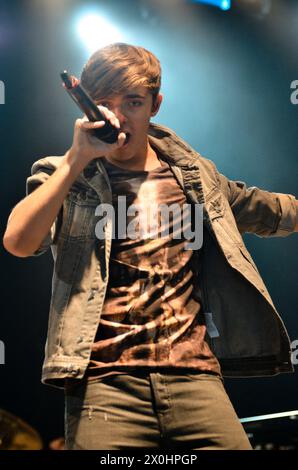 Nathan Sykes - The Wanted, V2011, Hylands Park, Chelmsford, Essex, Großbritannien - 21. August 2011 Stockfoto