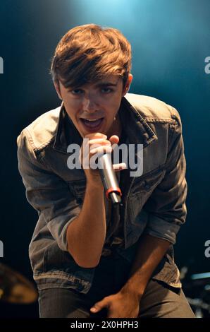 Nathan Sykes - The Wanted, V2011, Hylands Park, Chelmsford, Essex, Großbritannien - 21. August 2011 Stockfoto