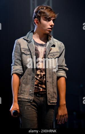 Nathan Sykes - The Wanted, V2011, Hylands Park, Chelmsford, Essex, Großbritannien - 21. August 2011 Stockfoto