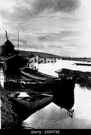 Güterkran, Fußgängerkran [automatisierte Übersetzung] Stockfoto