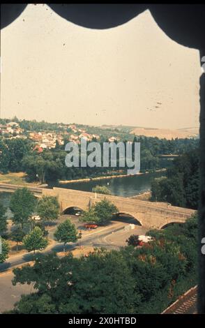 Ochsenfurt - Main - Brücke [automatisierte Übersetzung] Stockfoto