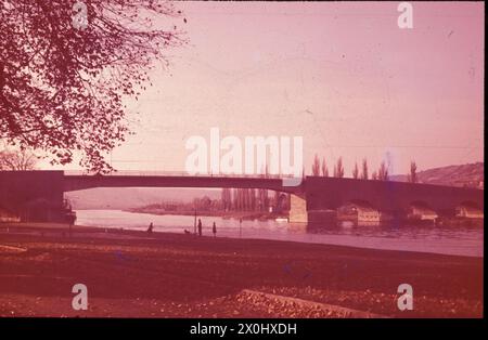 Ochsenfurt - Main - Brücke [automatisierte Übersetzung] Stockfoto