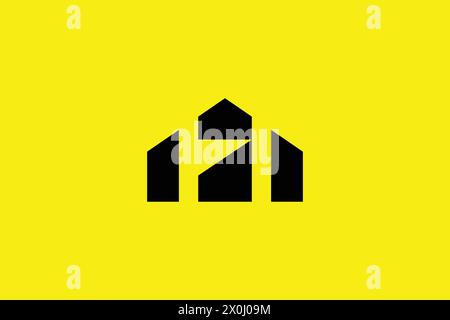 Minimal Awesome Trendy Professional Home Mark Logo Design= Stock Vektor