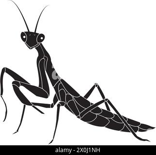 Grashshopper Symbol Vektor Illustration einfaches Design Stock Vektor