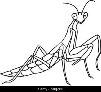 Grashshopper Symbol Vektor Illustration einfaches Design Stock Vektor