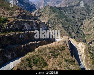 Oman, Salala, in den Schlaglöchern von Mughsayl, Stockfoto