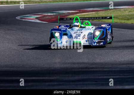 SCARPERIA E SAN PIERO, ITALIEN, 5. APRIL 2024, #23 EMMANUEL COLLARD (FR) - PESCAROLO C60 / 2005 - AUSDAUERRENNEN-LEGENDEN WÄHREND DER MUGELLO-KLASSE 2024 Stockfoto