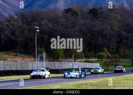 SCARPERIA E SAN PIERO, ITALIEN, 5. APRIL 2024, #23 EMMANUEL COLLARD (FR) - PESCAROLO C60 / 2005 - AUSDAUERRENNEN-LEGENDEN WÄHREND DER MUGELLO-KLASSE 2024 Stockfoto