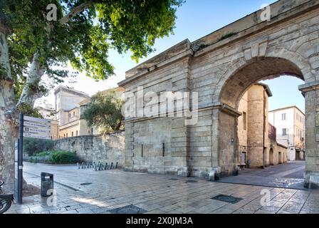 Ehemaliges Ursulines Covent, Theatre de l'Agora, Theater, Tanz, Kunst, Blick auf das Haus, Altstadt, Kunst, Montpellier, Herault, Frankreich, Stockfoto