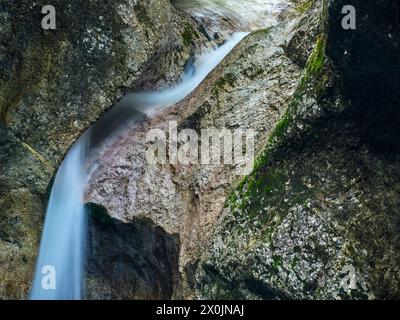 In der Almbachklamm, Marktschellenberg Stockfoto