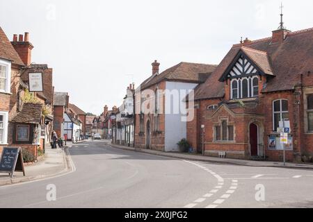 Blick auf die Gebäude in Goring on Thames in Oxfordshire in Großbritannien Stockfoto