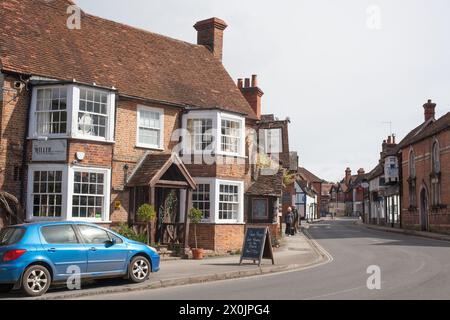 Blick auf die Gebäude in Goring on Thames in Oxfordshire in Großbritannien Stockfoto