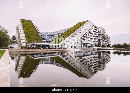 Gehen Sie durch Kopenhagen, 8 Tallet Gebäude Stockfoto